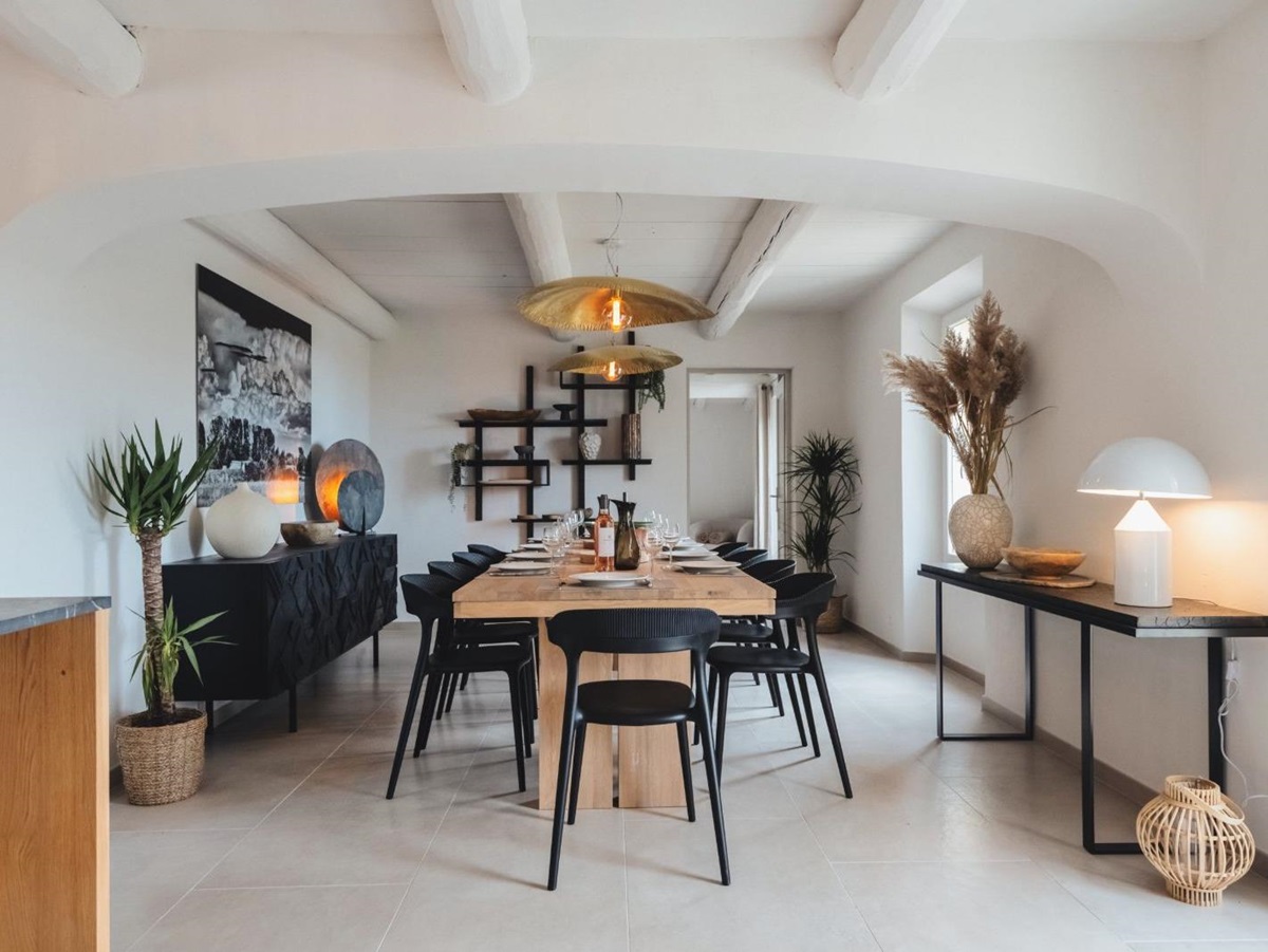 Dining Room at Villa Aurelia in Provence