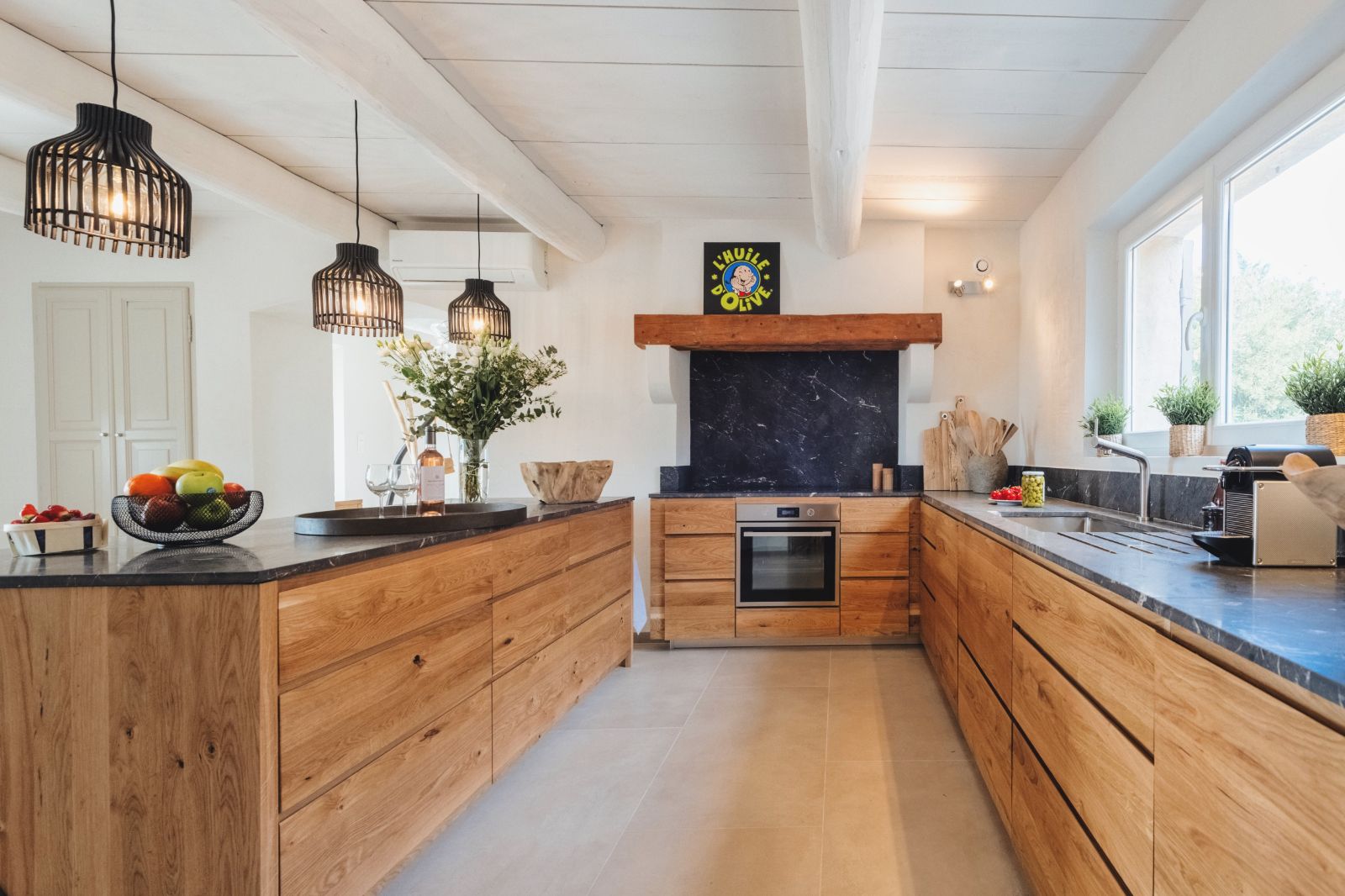 Kitchen at Villa Aurelia in Provence