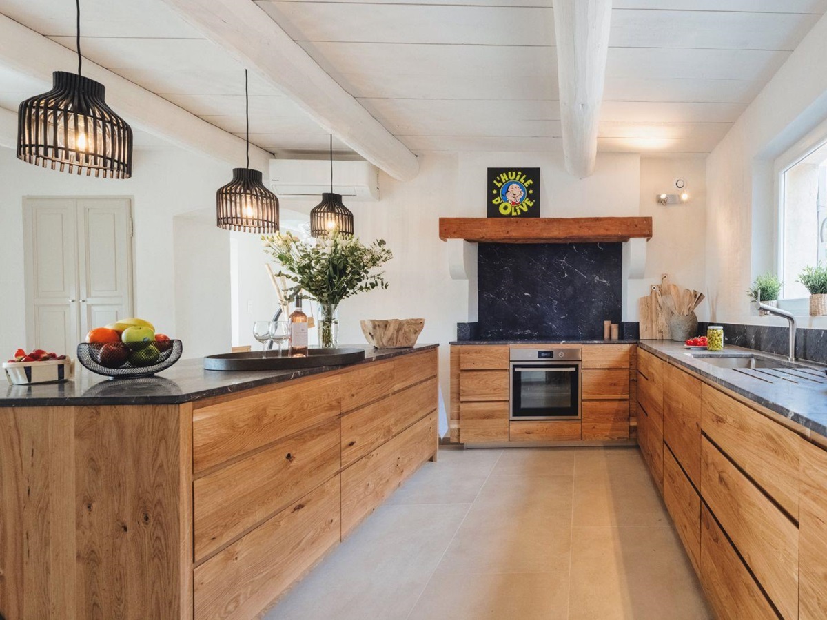 Kitchen at Villa Aurelia in Provence