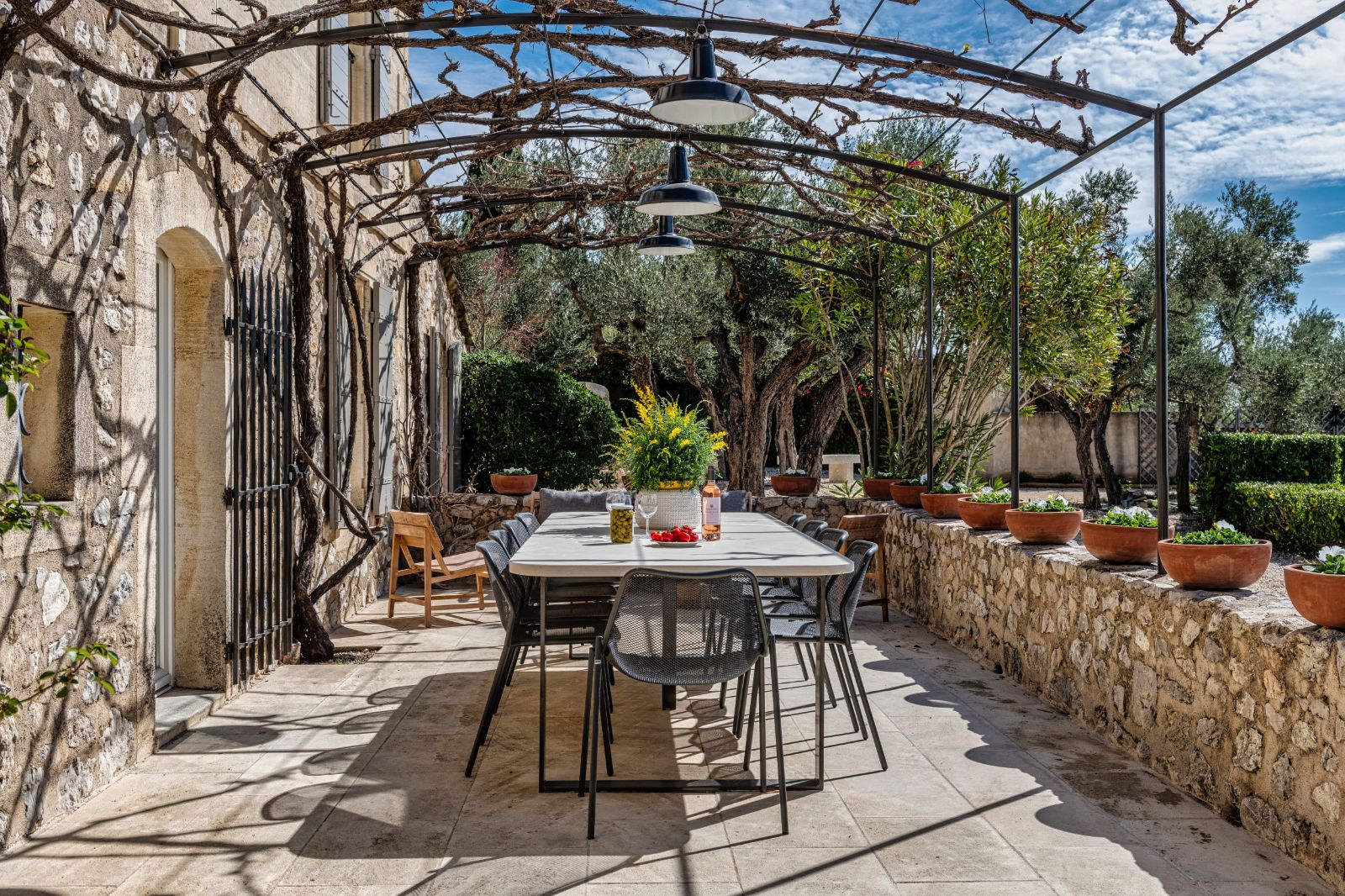 Outdoor Dining at Villa Aurelia in Provence