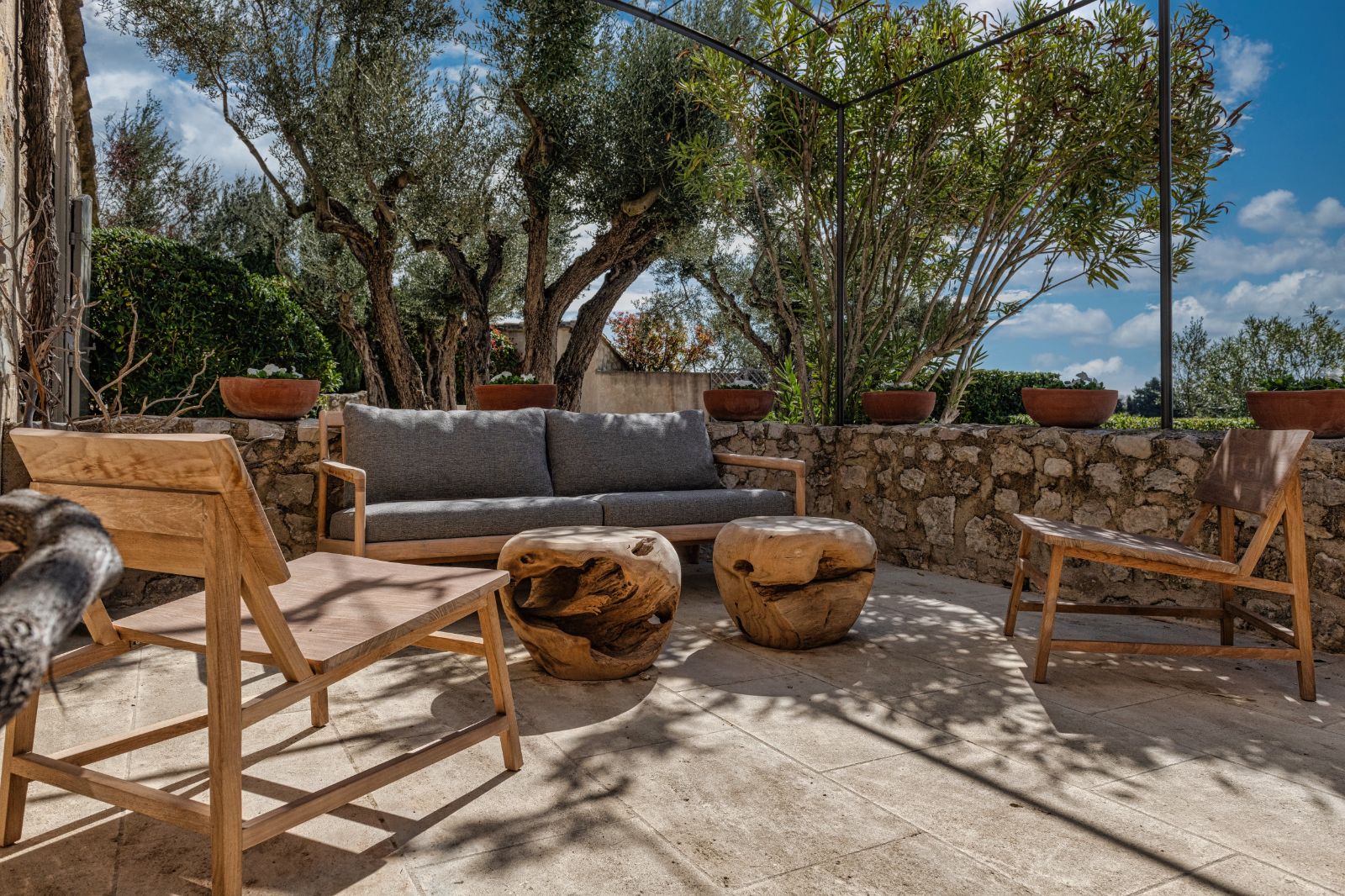 Outdoor Seating at Villa Aurelia in Provence