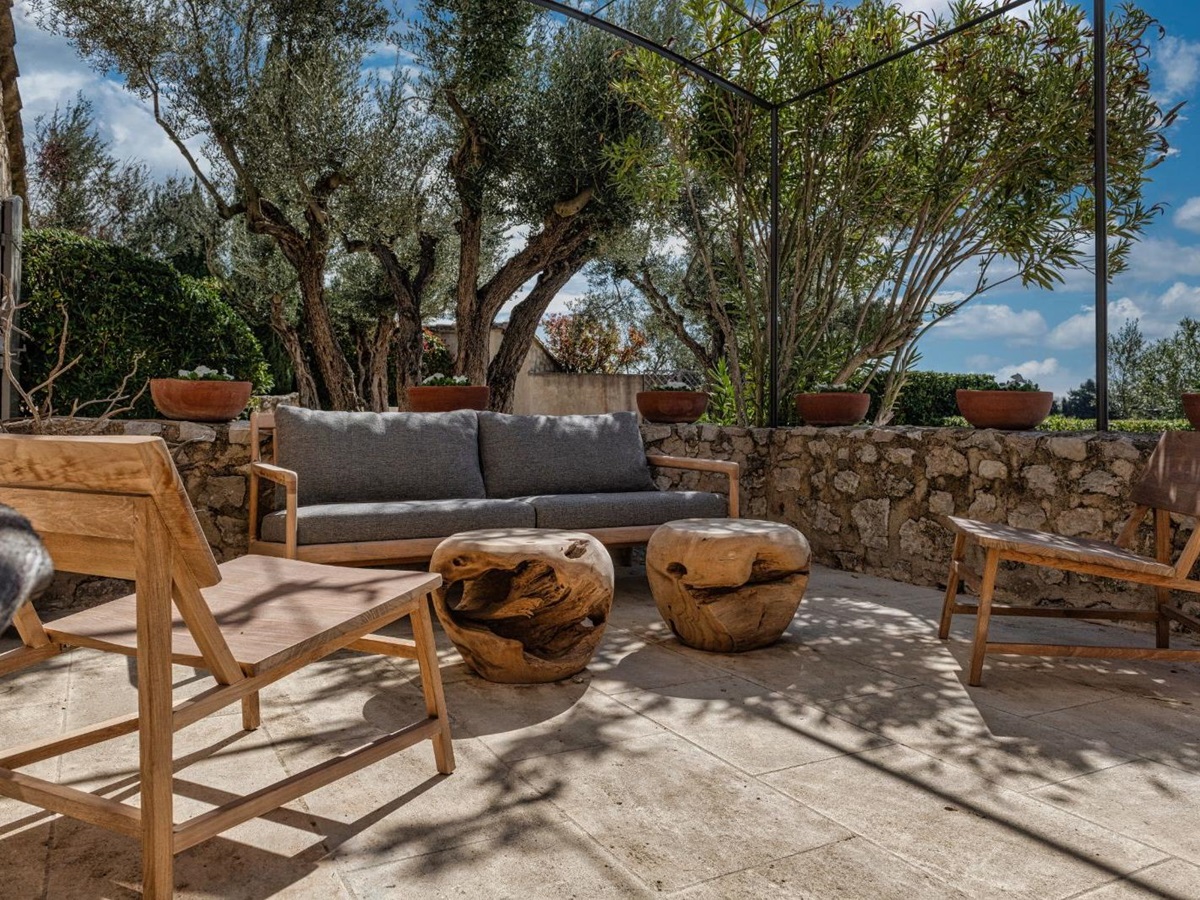Outdoor Seating at Villa Aurelia in Provence