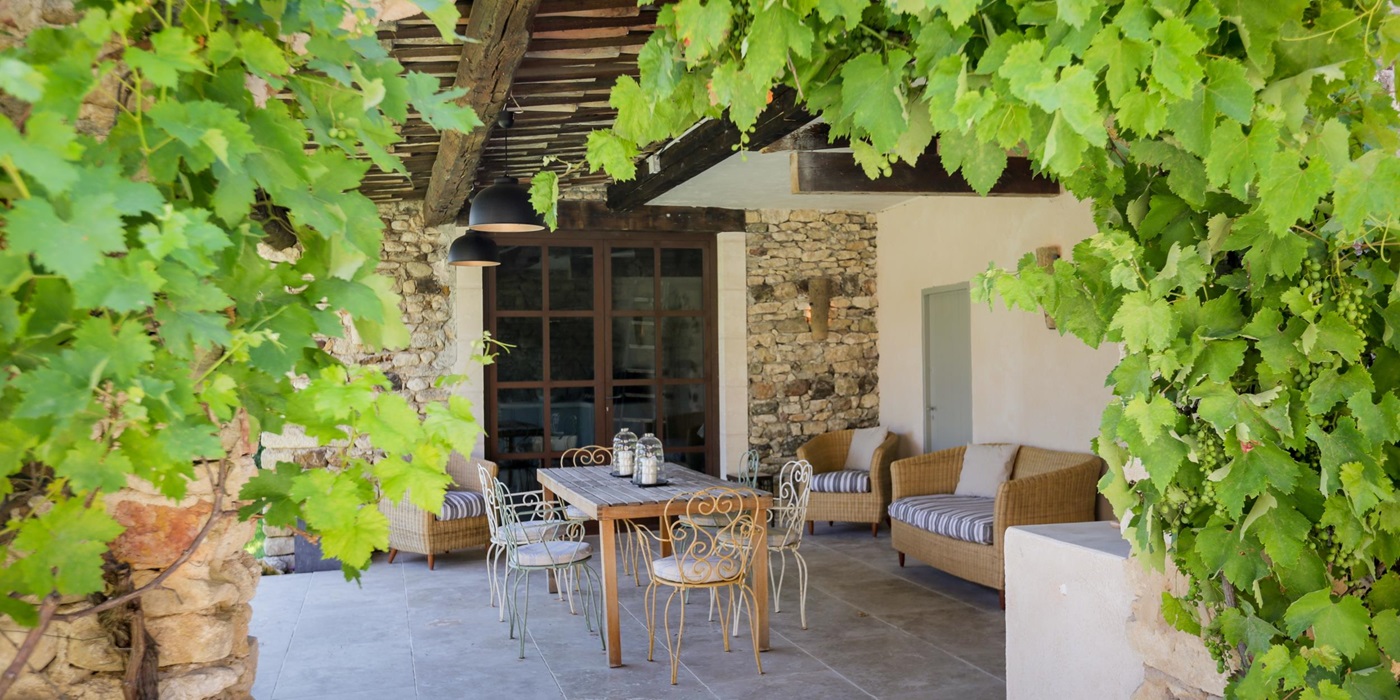 Terrace of Villa Coquelicot, Provence