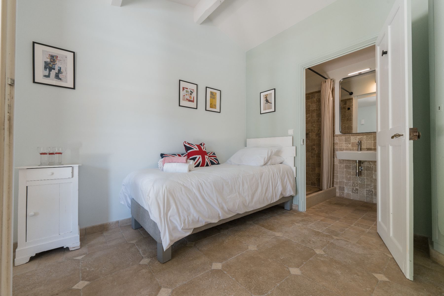 Bedroom at Villa Elise in Provence, France
