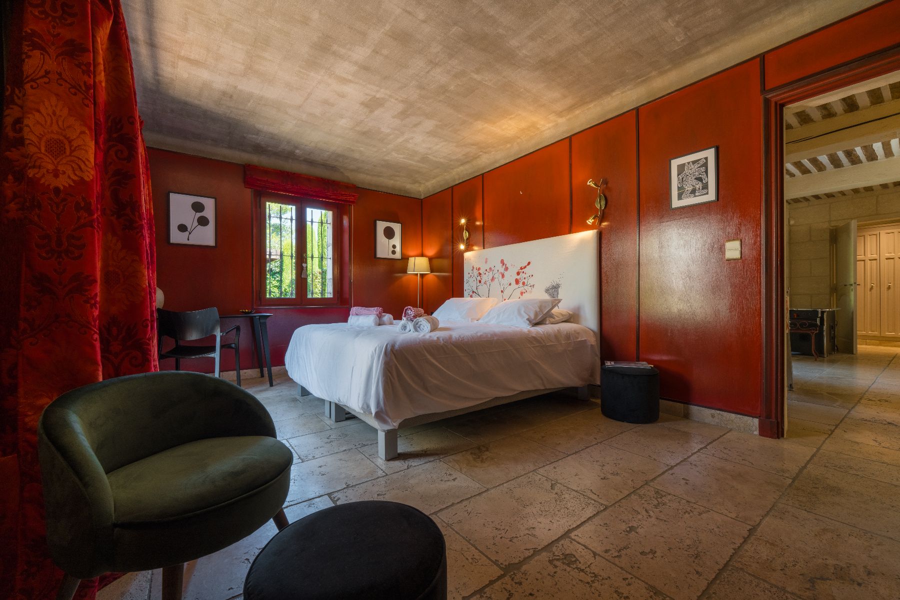 Bedroom at Villa Elise in Provence, France