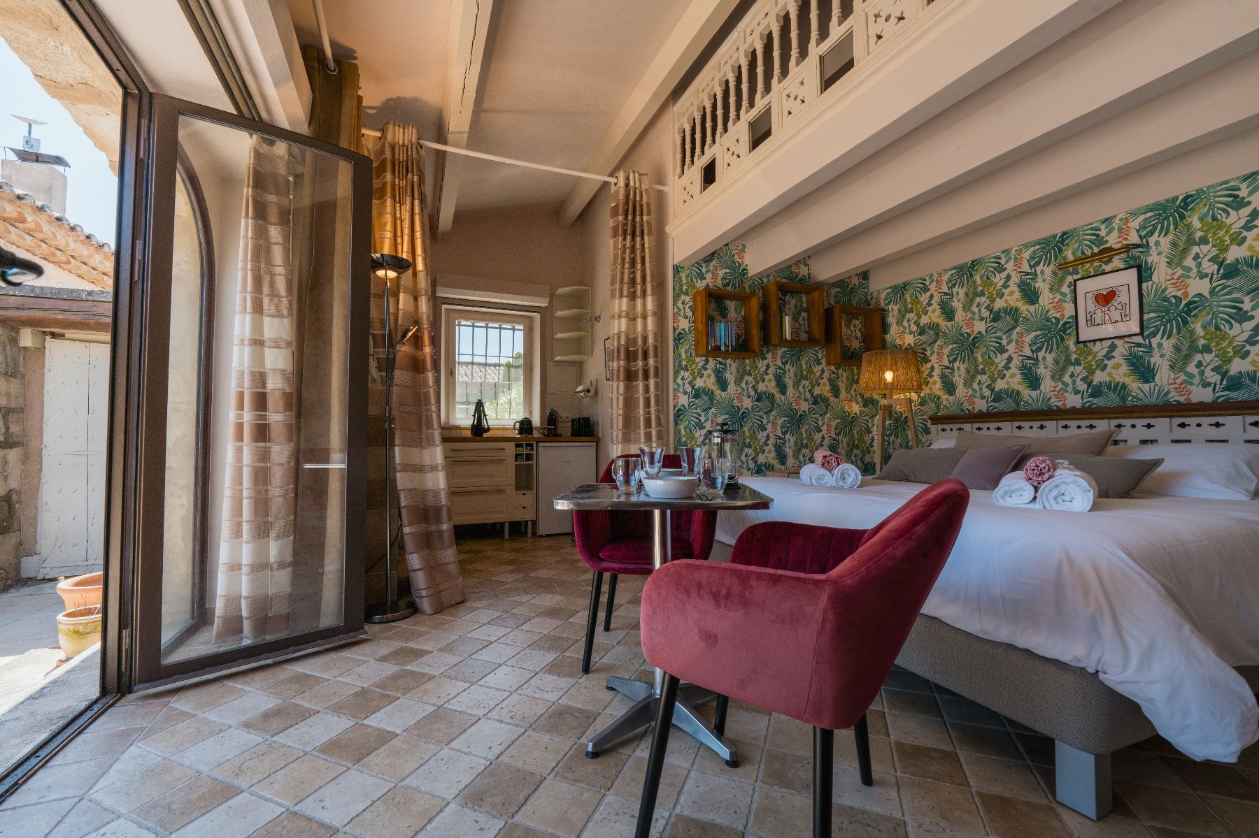 Bedroom at Villa Elise in Provence, France