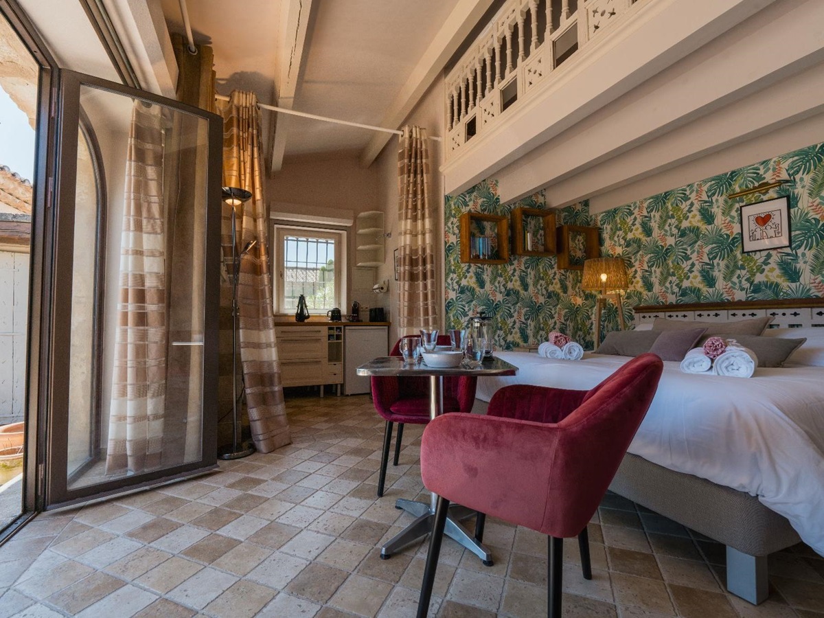 Bedroom at Villa Elise in Provence, France