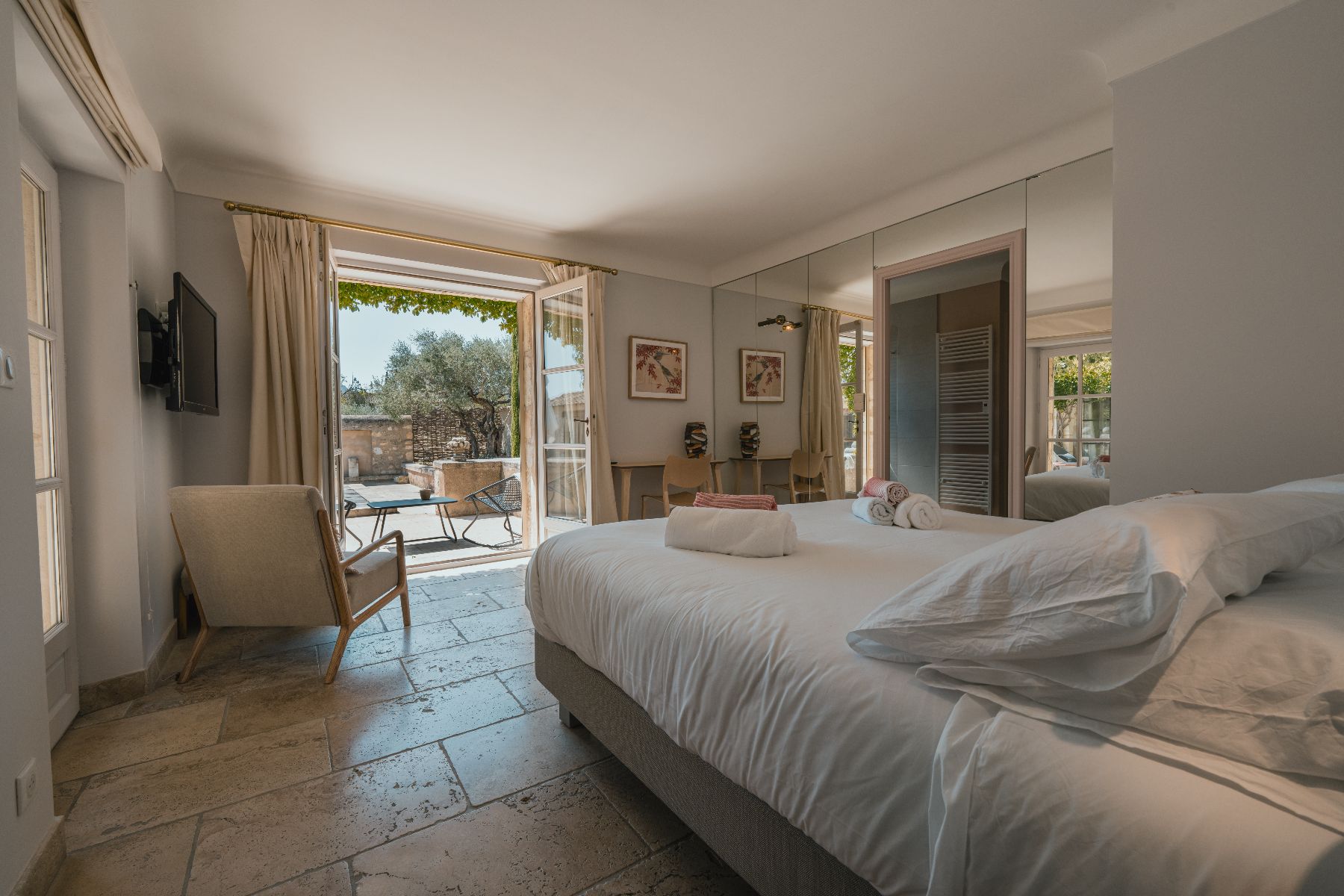 Bedroom at Villa Elise in Provence, France
