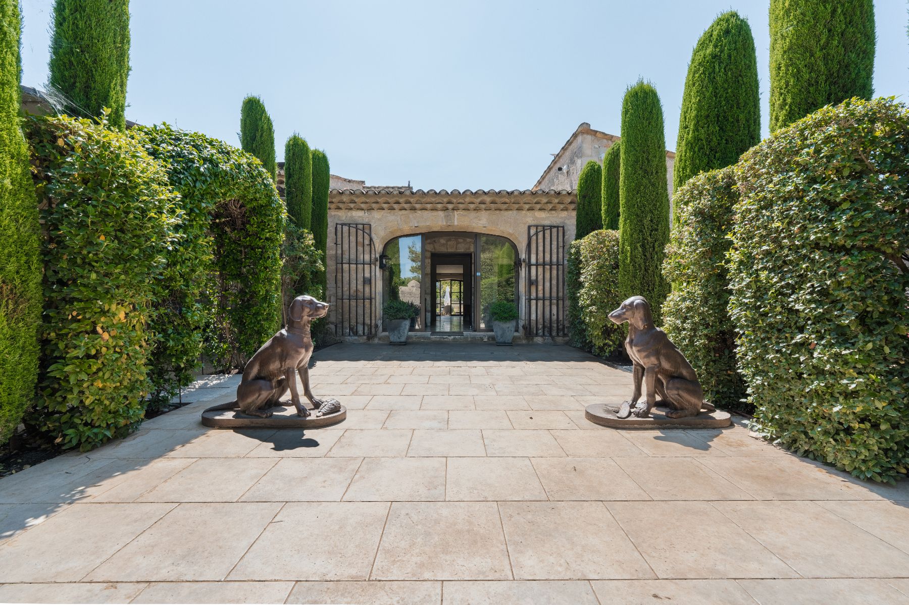 Entrance at Villa Elise in Provence, France