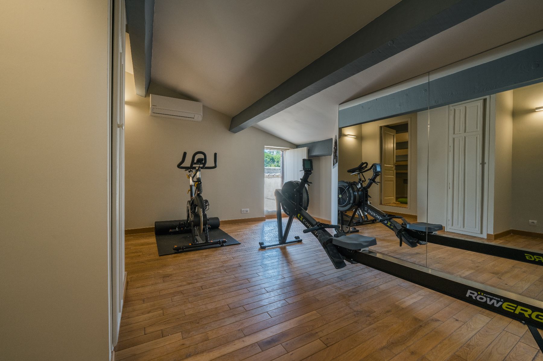 Gym at Villa Elise in Provence, France