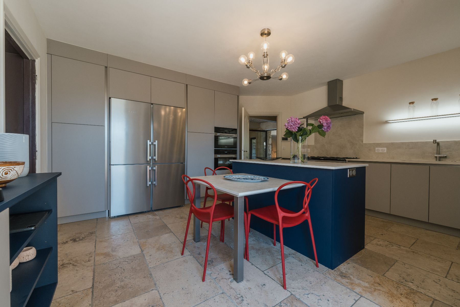 Kitchen at Villa Elise in Provence, France