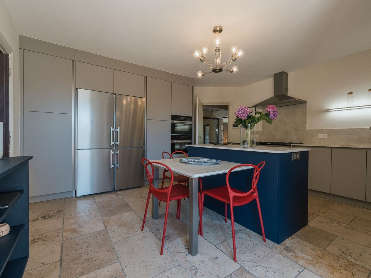 Kitchen at Villa Elise in Provence, France