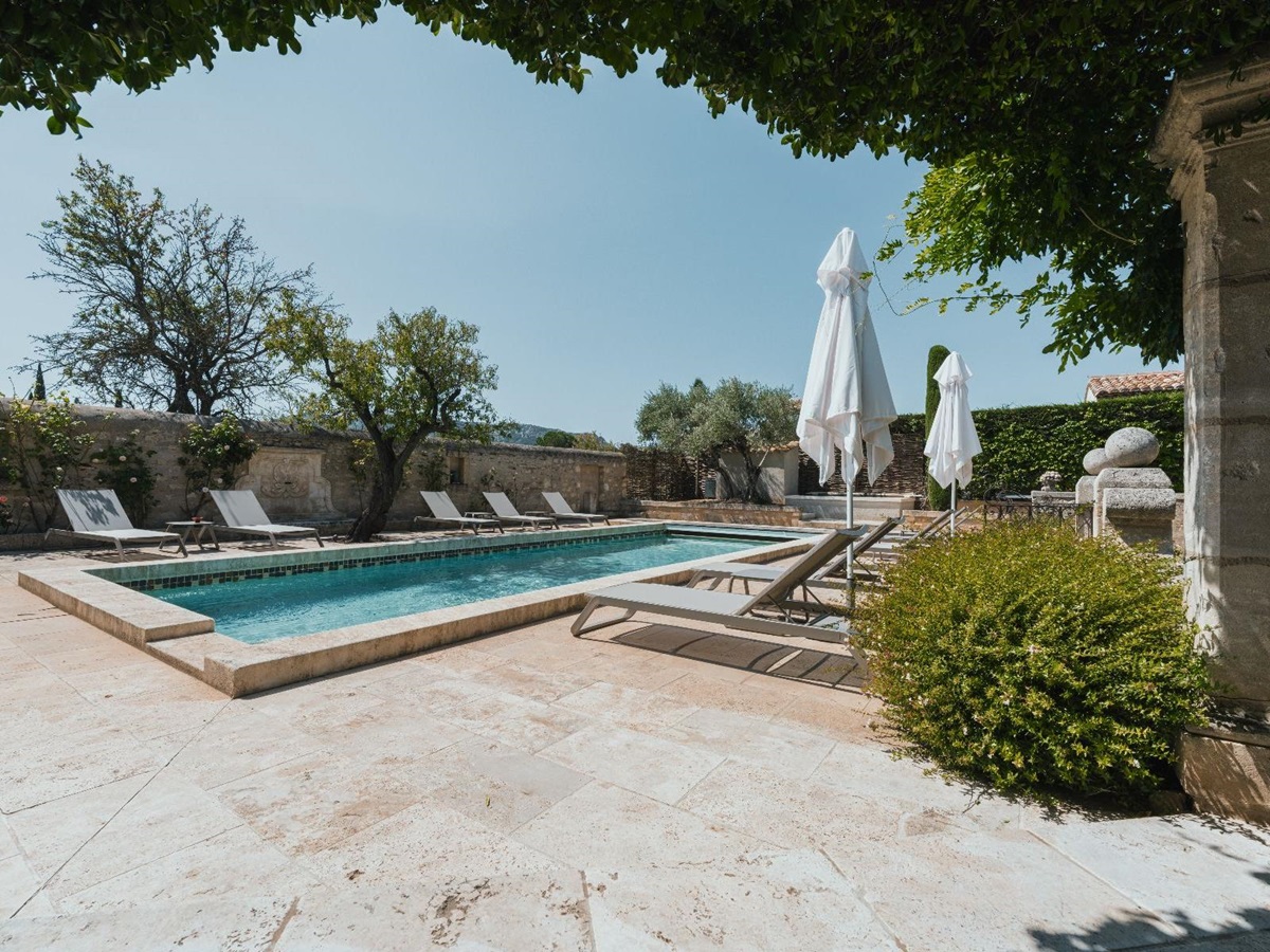 Pool at Villa Elise in Provence, France