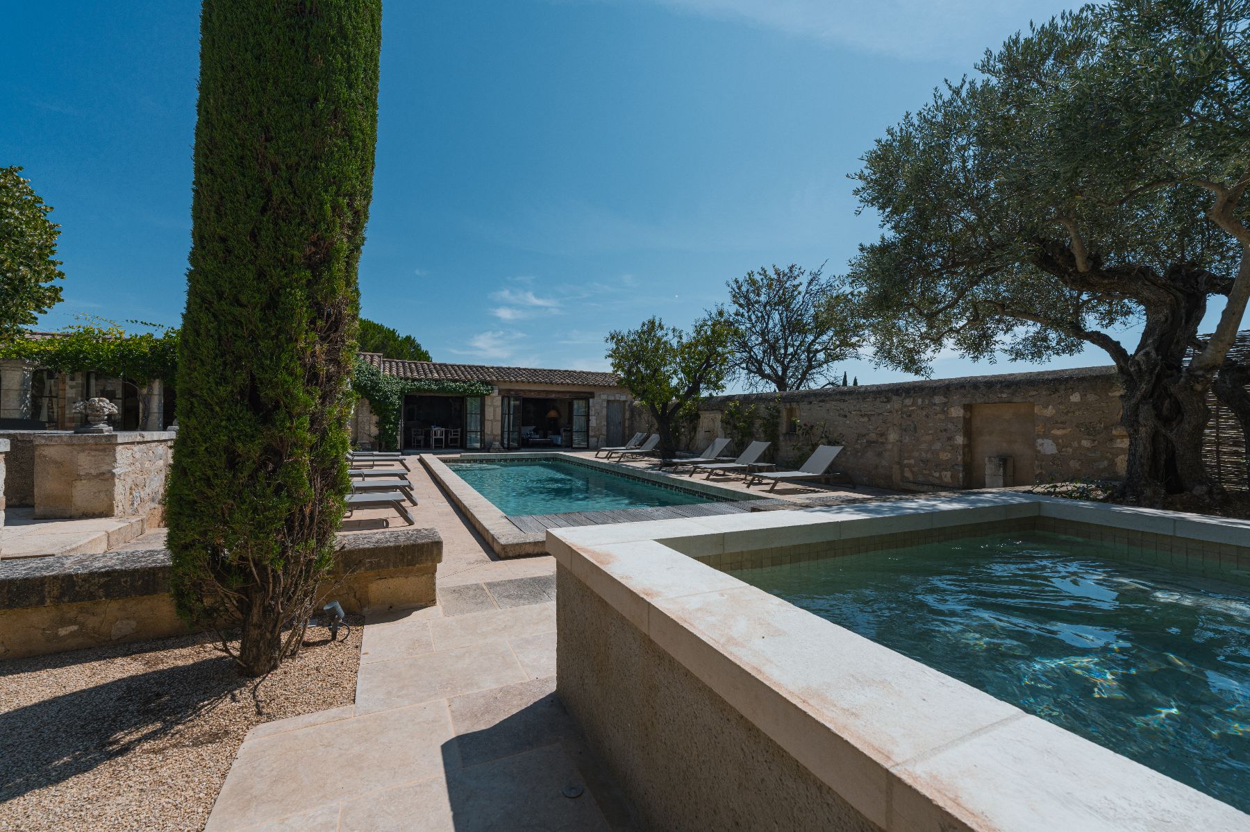 Pool at Villa Elise in Provence, France