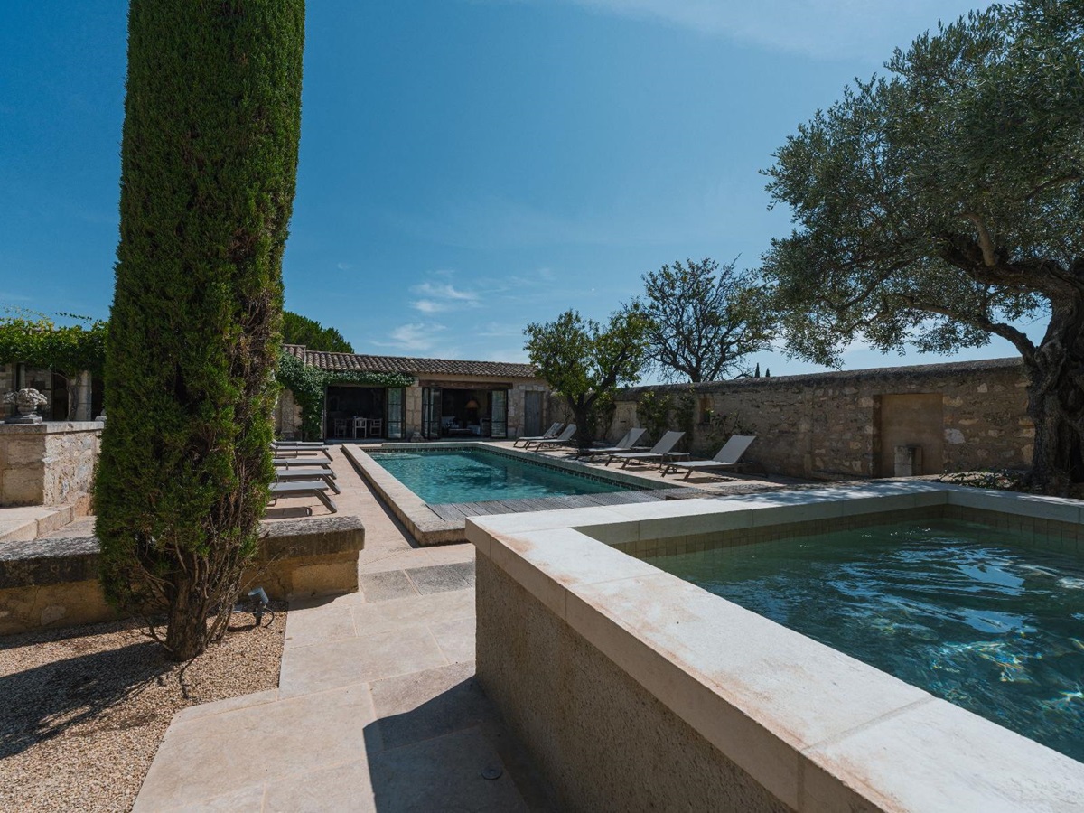 Pool at Villa Elise in Provence, France