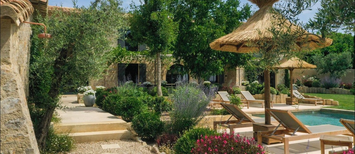 Garden at Villa Les Alpilles in Provence