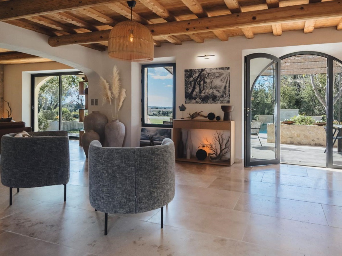 Hallway at Villa Les Alpilles in Provence