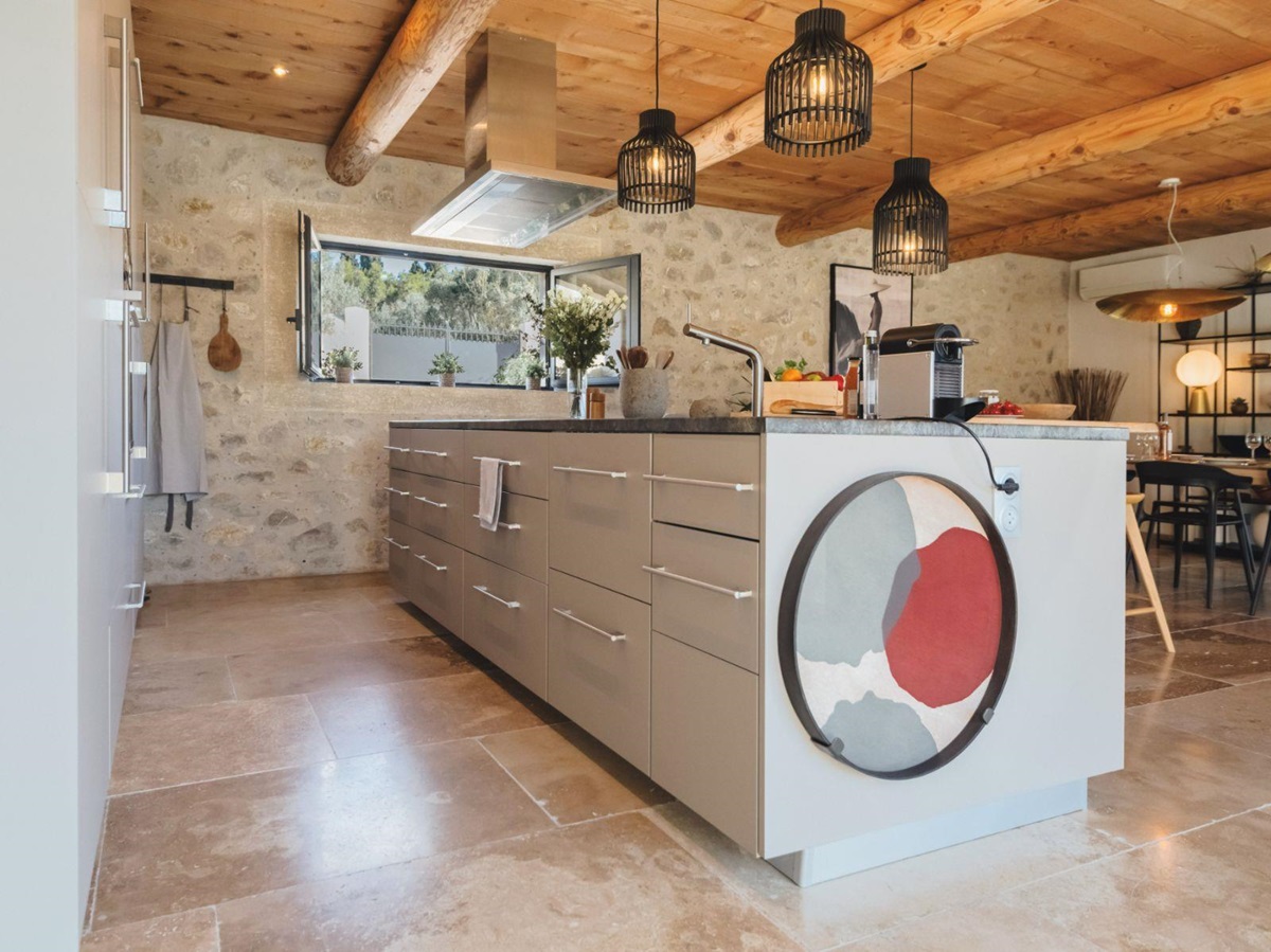 Kitchen at Villa Les Alpilles in Provence