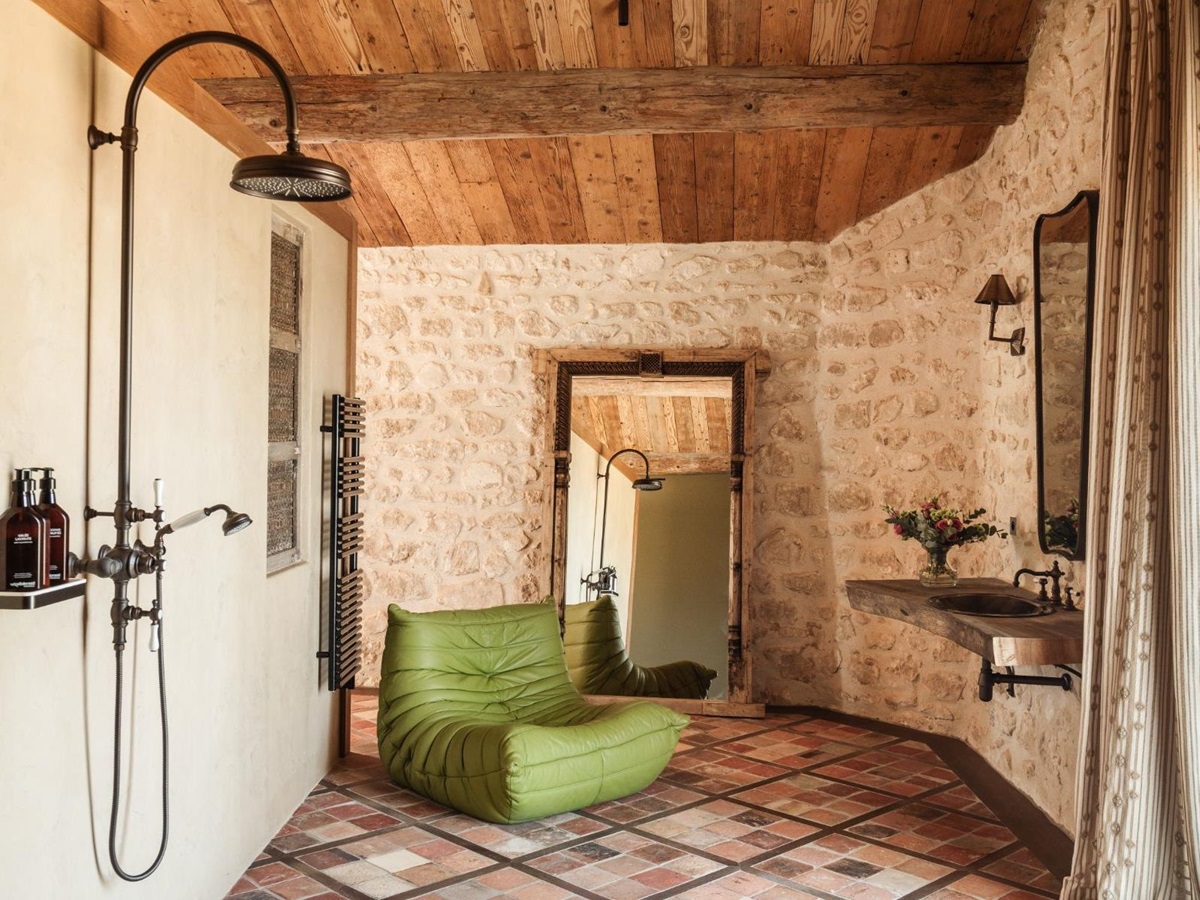 Bathroom One at Villa Mouries in Provence