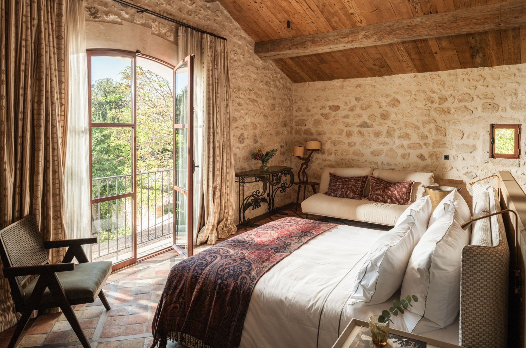 Bedroom One at Villa Mouries in Provence