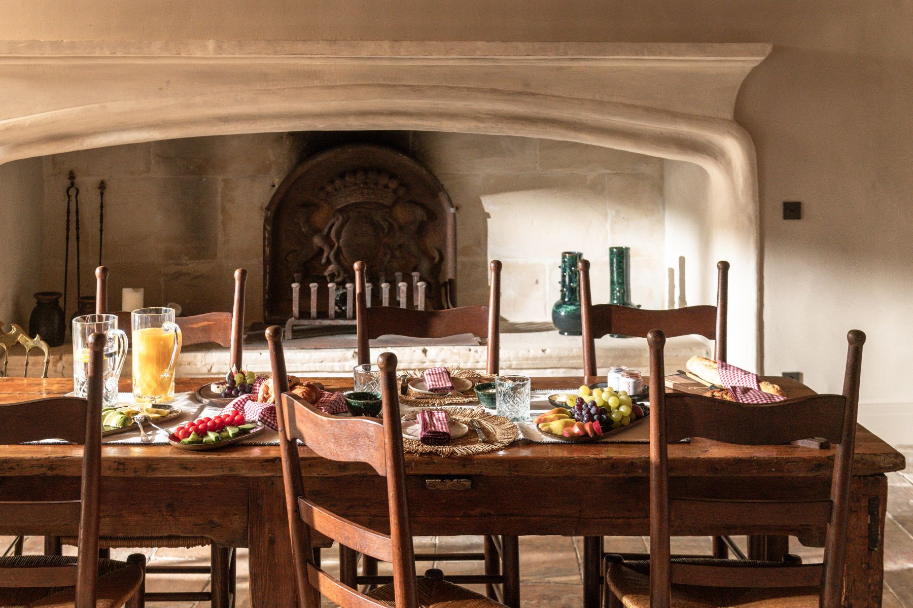 Breakfast Table at Villa Mouries in Provence