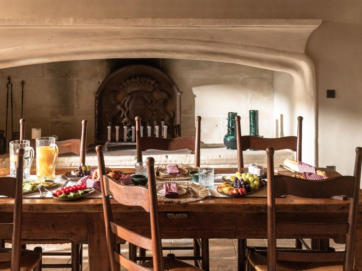 Breakfast Table at Villa Mouries in Provence