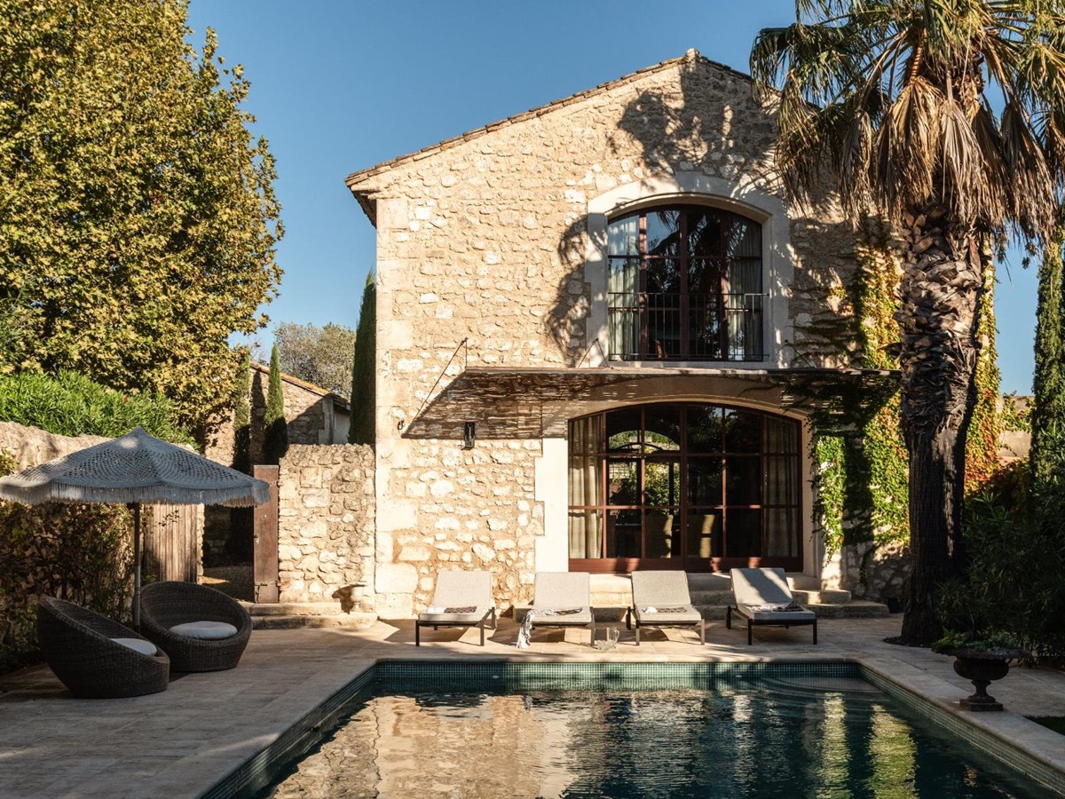Exterior of Villa Mouries in Provence