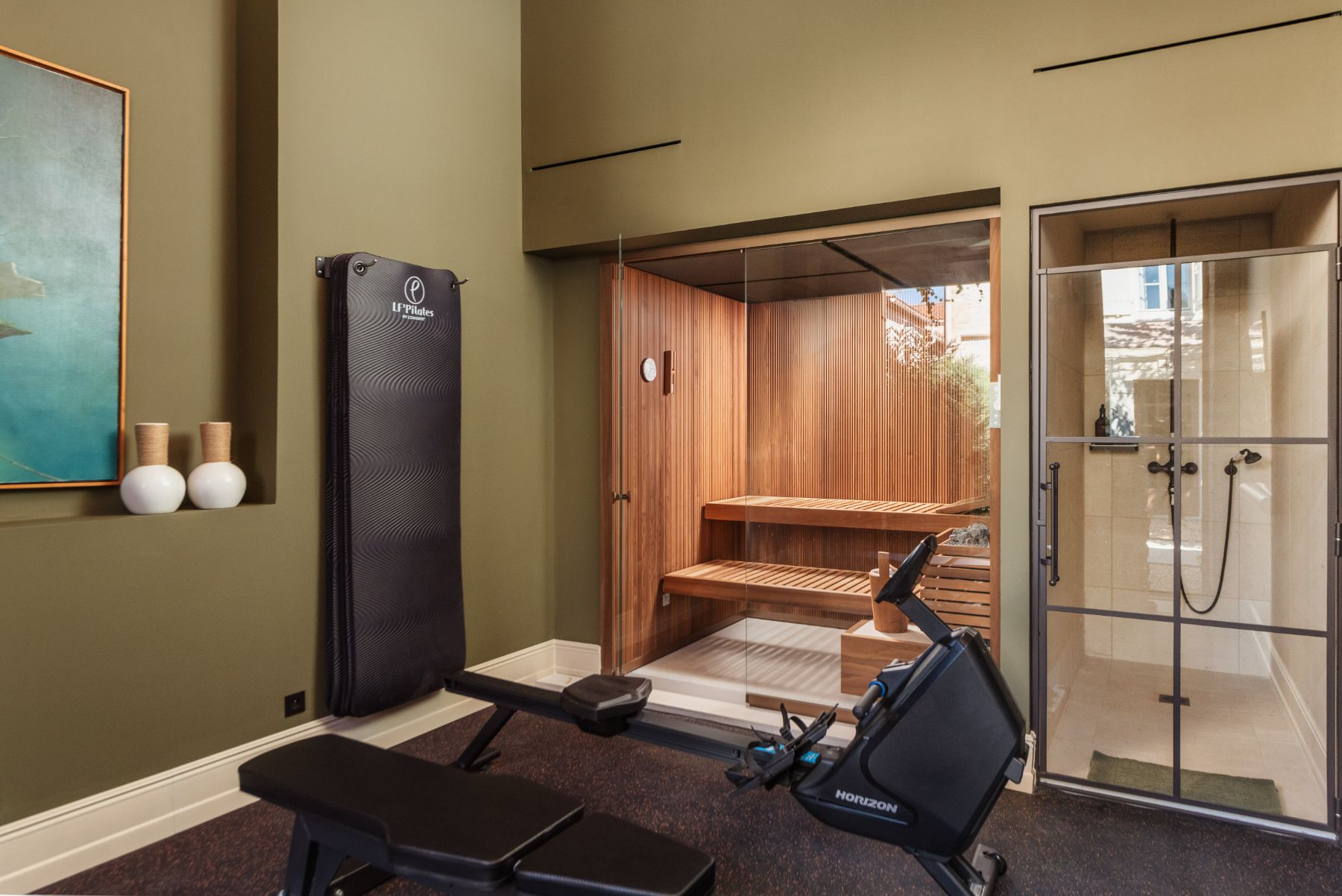 Gym at Villa Mouries in Provence