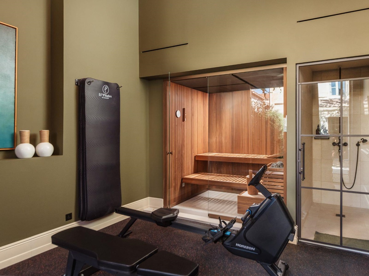 Gym at Villa Mouries in Provence