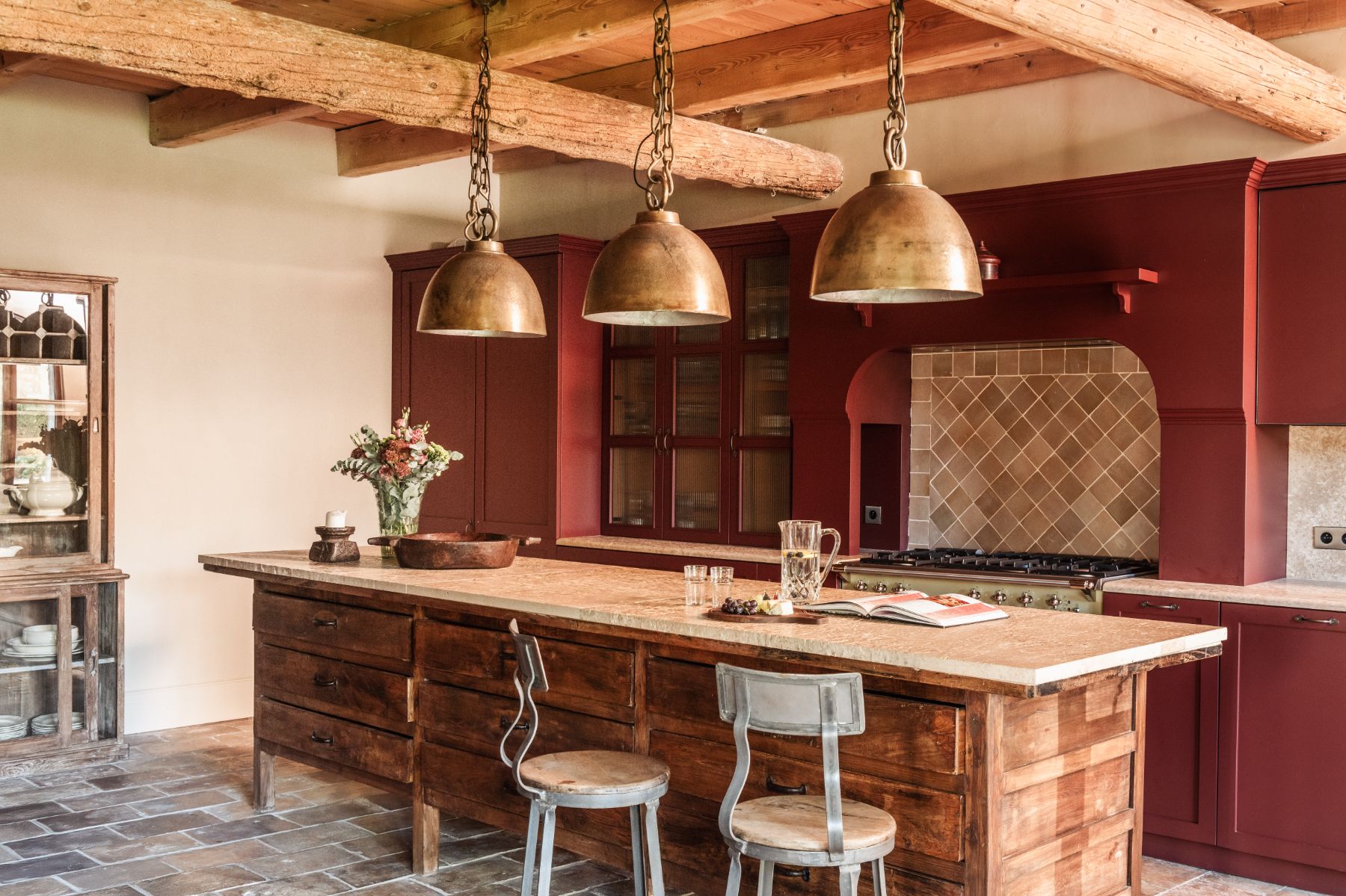 Kitchen at Villa Mouries in Provence