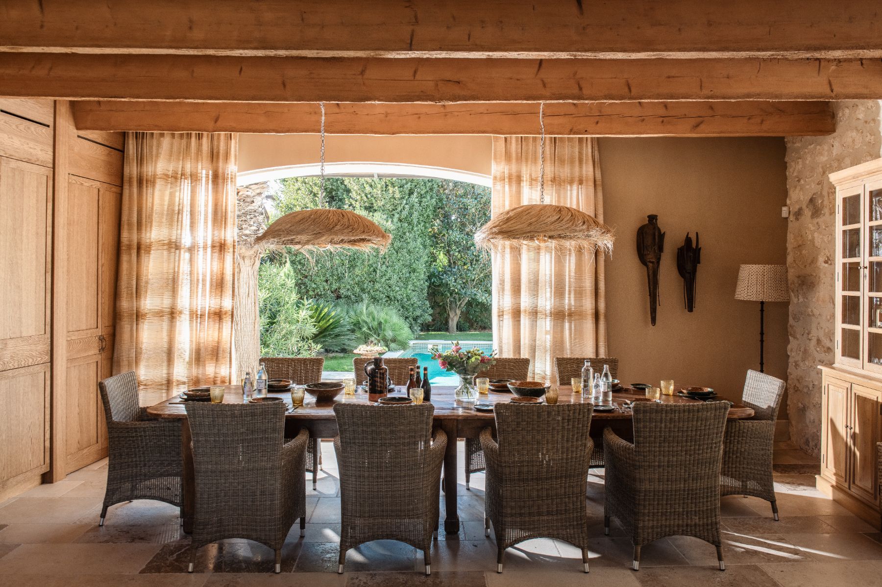 Summer House Dining at Villa Mouries in Provence