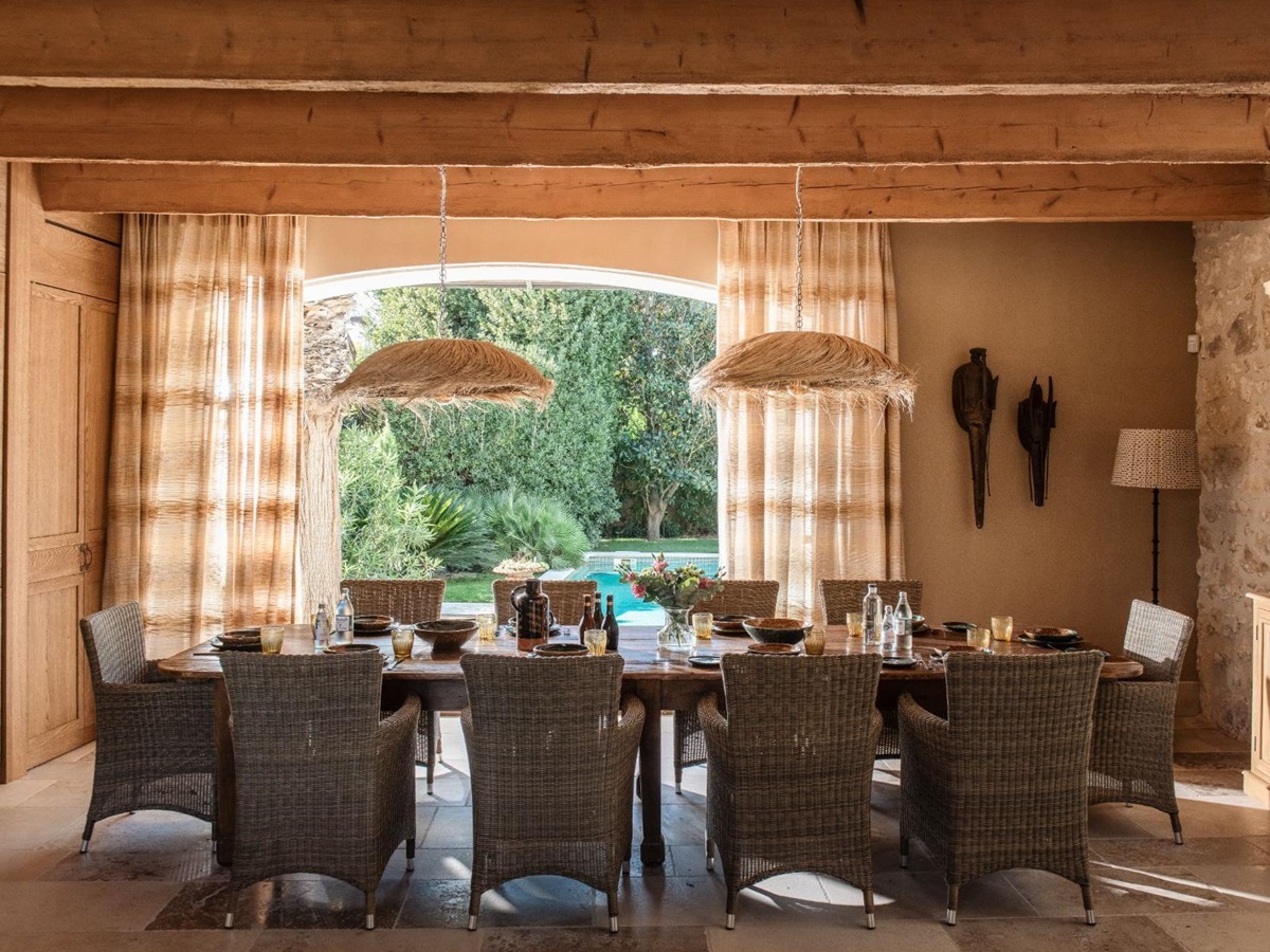 Summer House Dining at Villa Mouries in Provence
