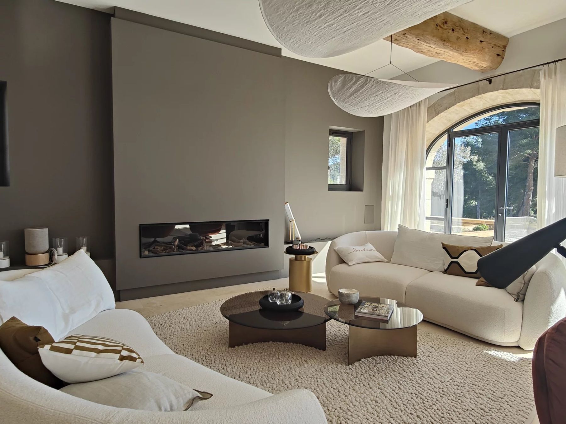 Living room at Villa Olivier in Provence