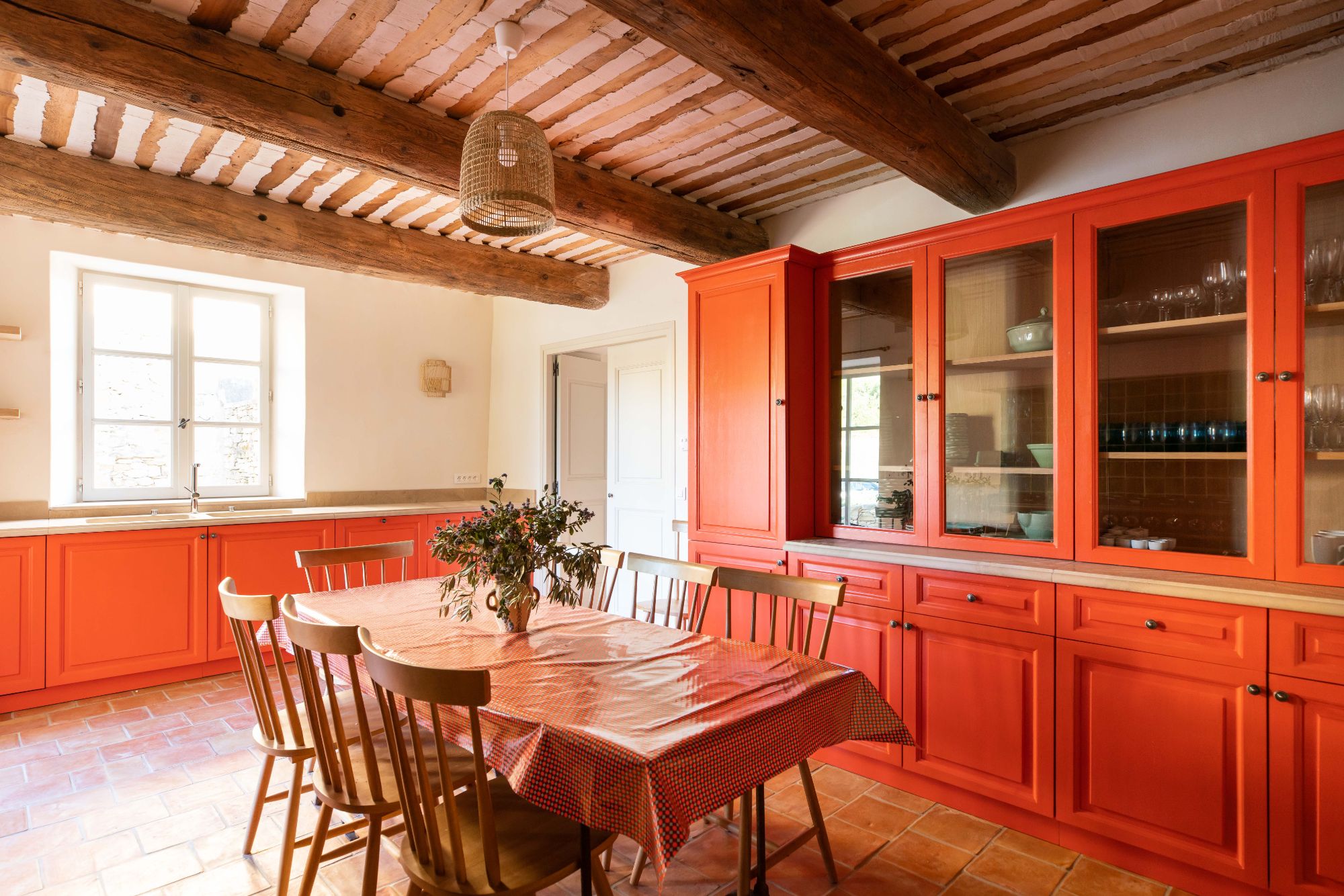 Le Mas de Sinety kitchen at Villa Thyme