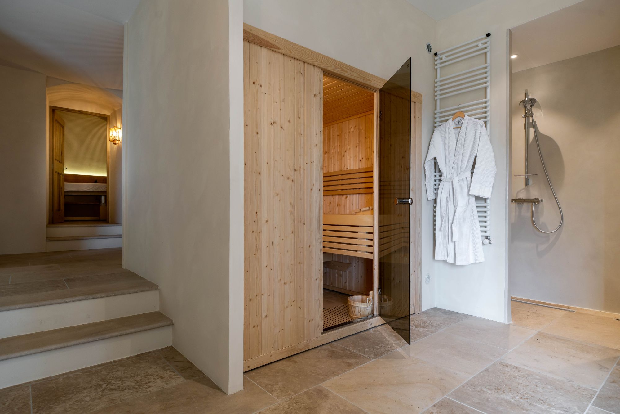 Sauna at Villa Thyme