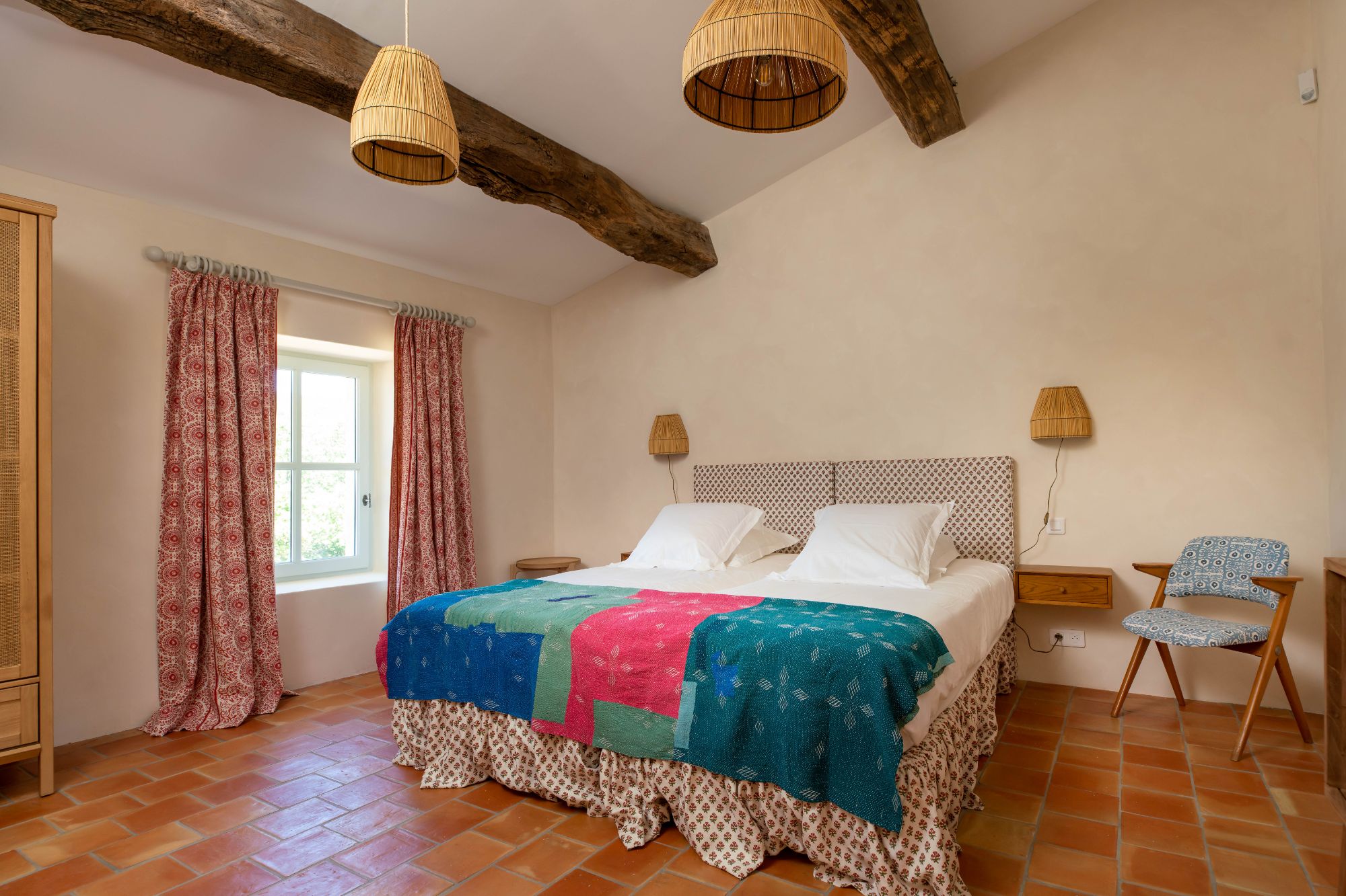 Spa House double bedroom at Villa Thyme