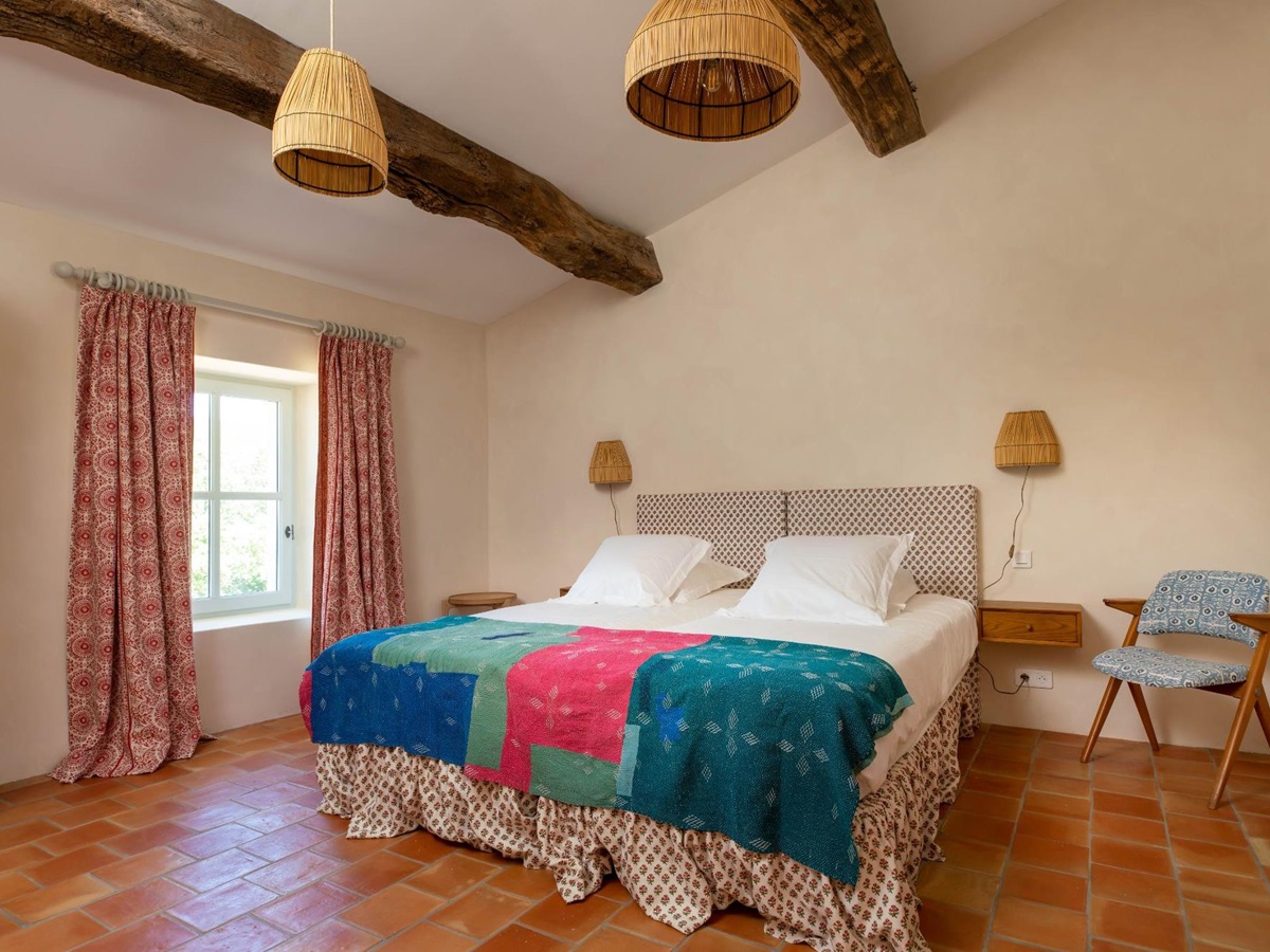 Spa House double bedroom at Villa Thyme