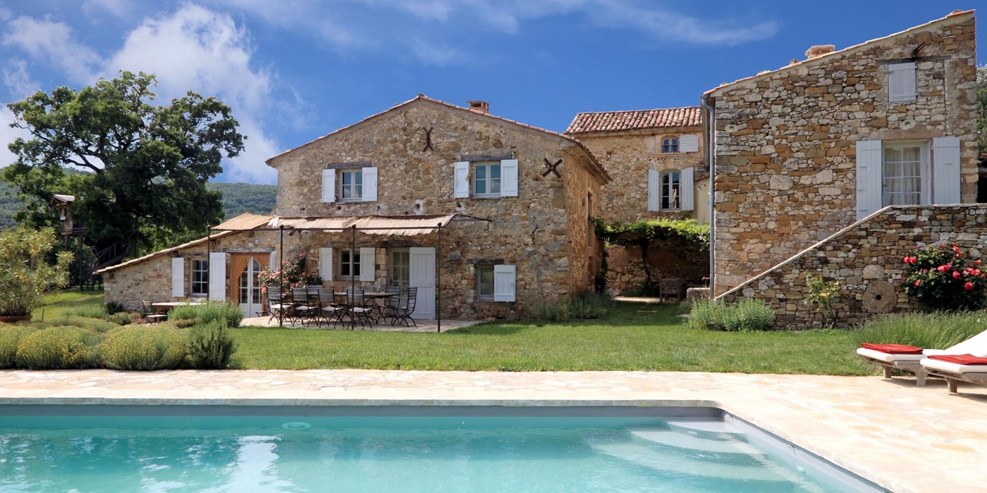 swimming pool of Villa Thyme, Provence