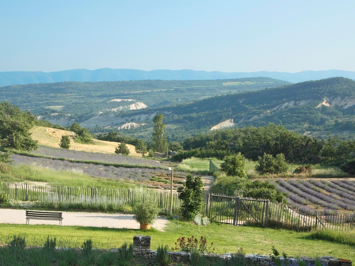 view from Villa Thyme, Provence