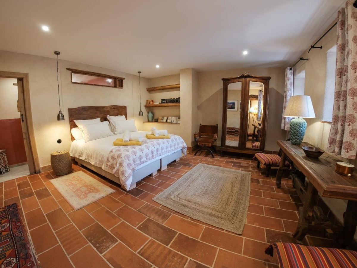 Bedroom 1 at Castelnou in South West France