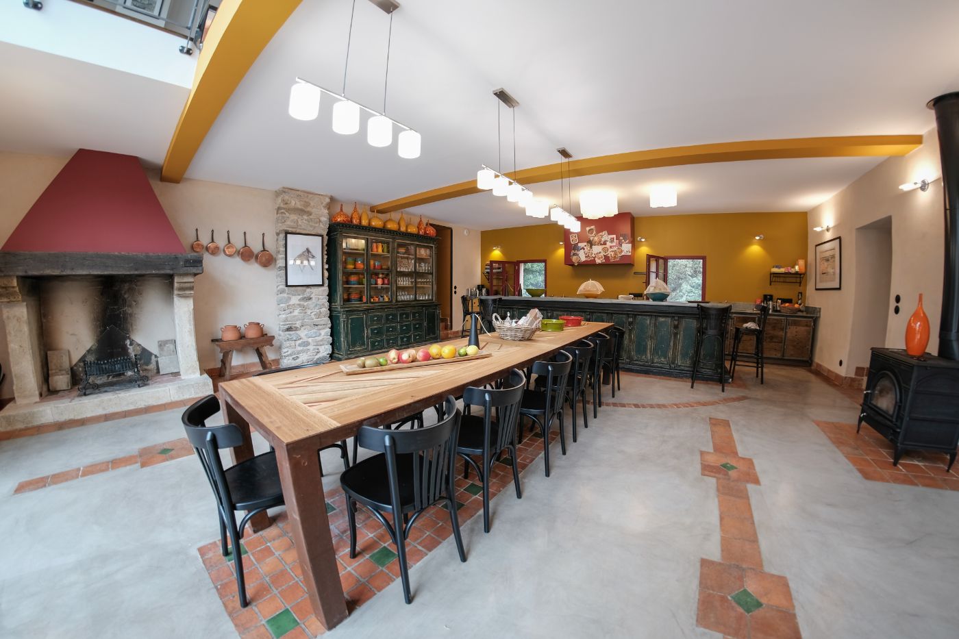 Dining at Castelnou in South West France
