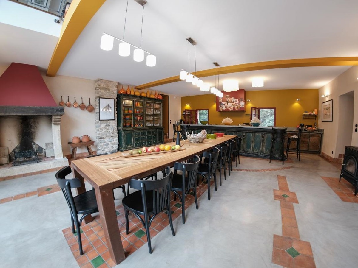 Dining at Castelnou in South West France