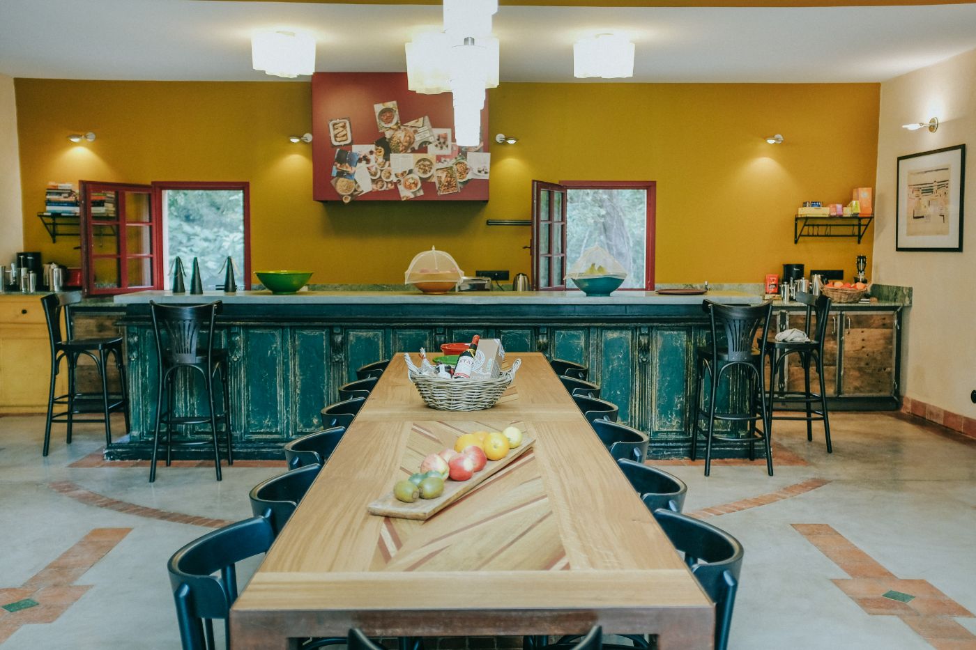 Kitchen at Castelnou in South West France