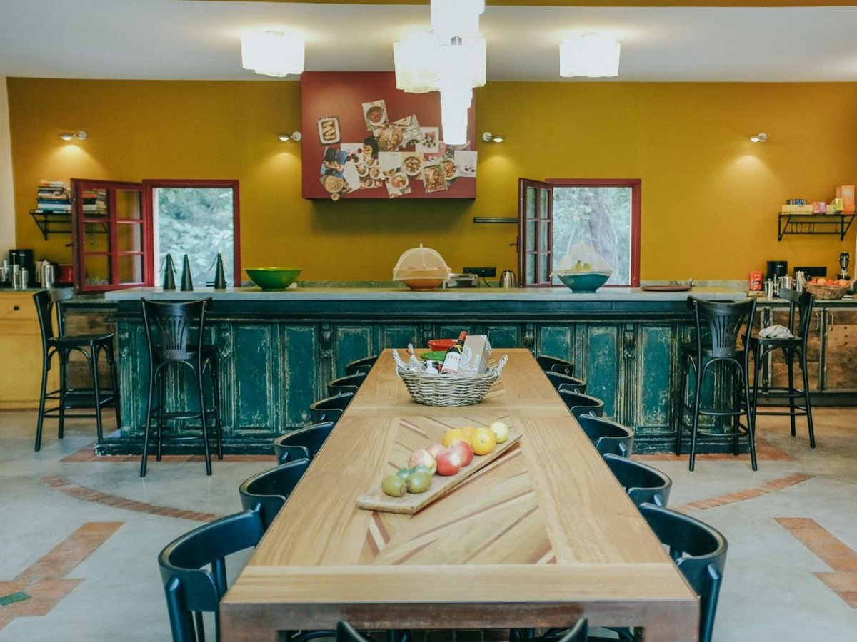 Kitchen at Castelnou in South West France