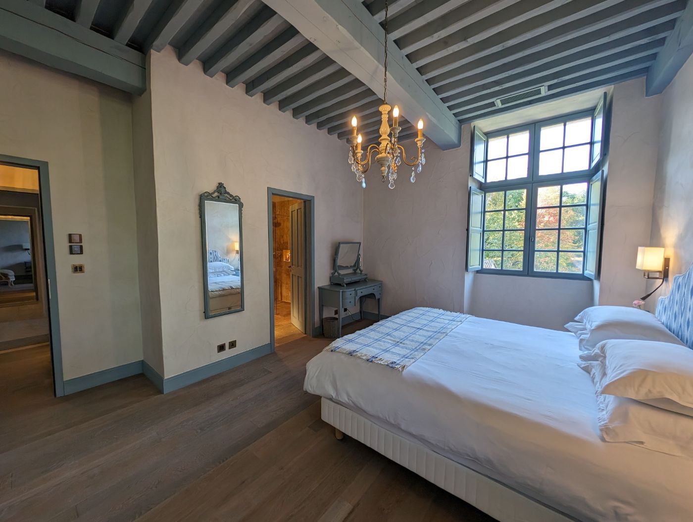 Bedroom 3 at Domaine Alauzie in South West France 