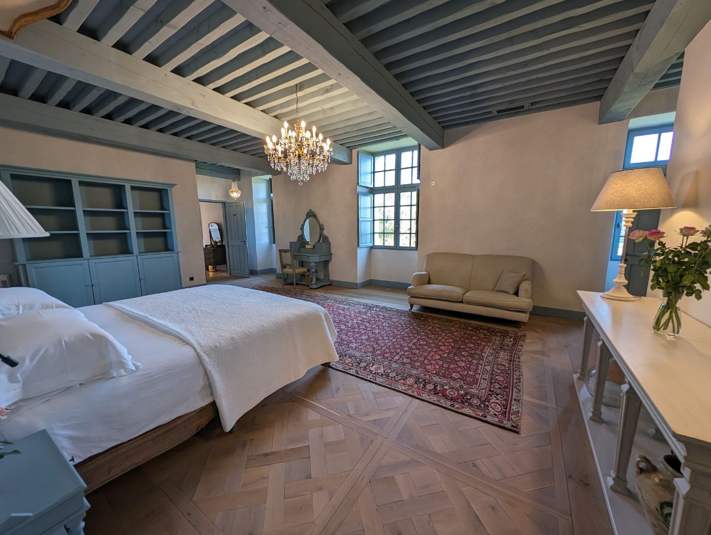 Master Bedroom at Domaine Alauzie in South West France 