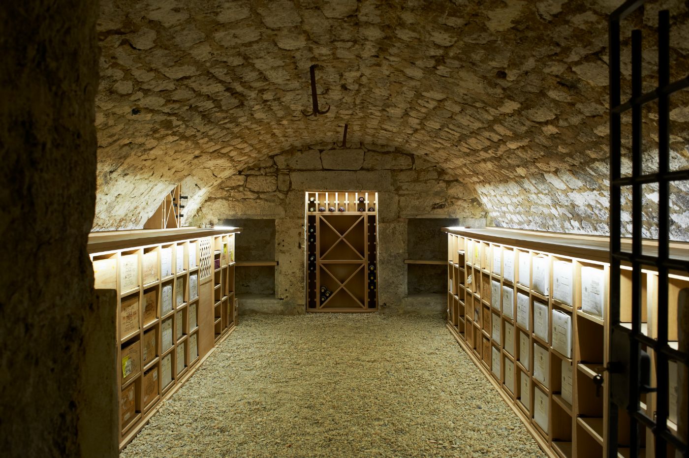 Wine Cellar at Domaine Alauzie in South West France 