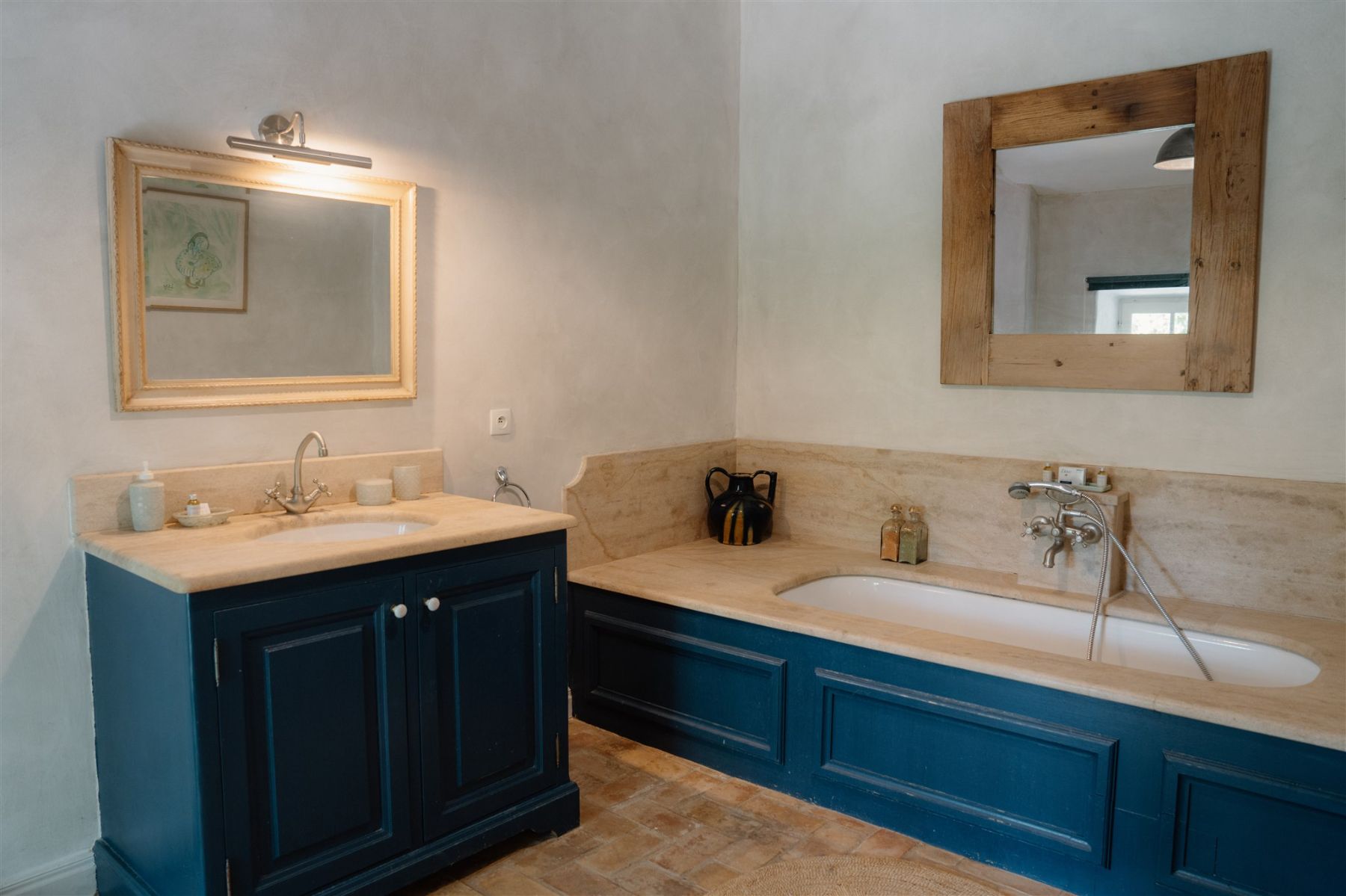 Bathroom at Domaine des Corbieres in South West France