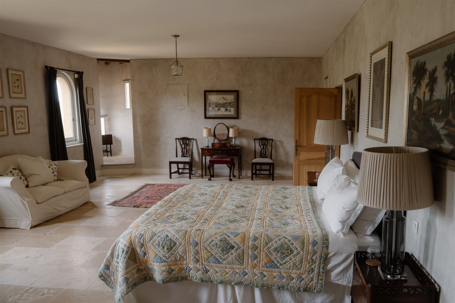Bedroom at Domaine des Corbieres in South West France