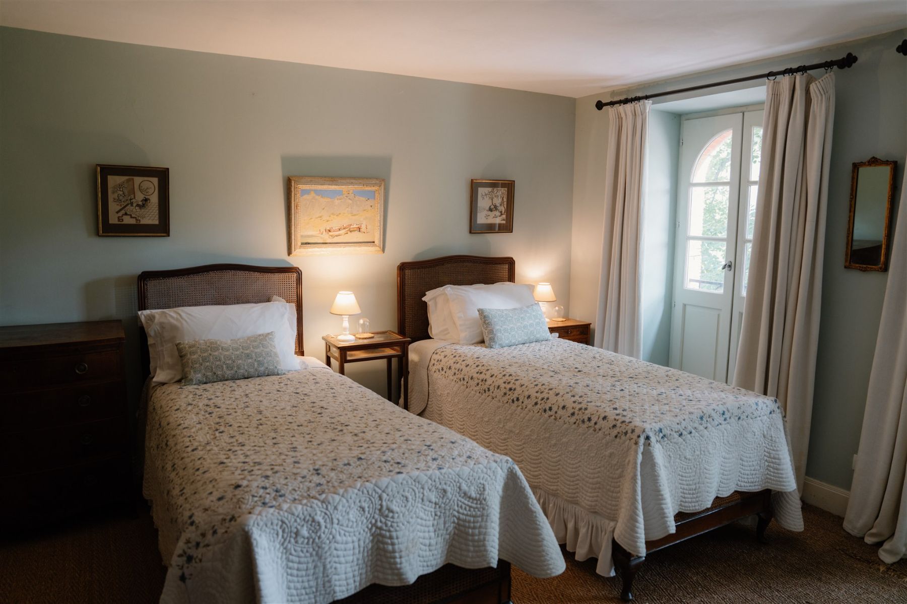 Bedroom at Domaine des Corbieres in South West France
